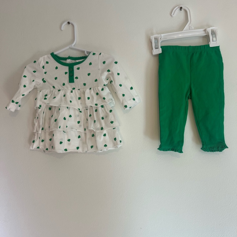 Carter's St. Patrick's Day Clover Outfit